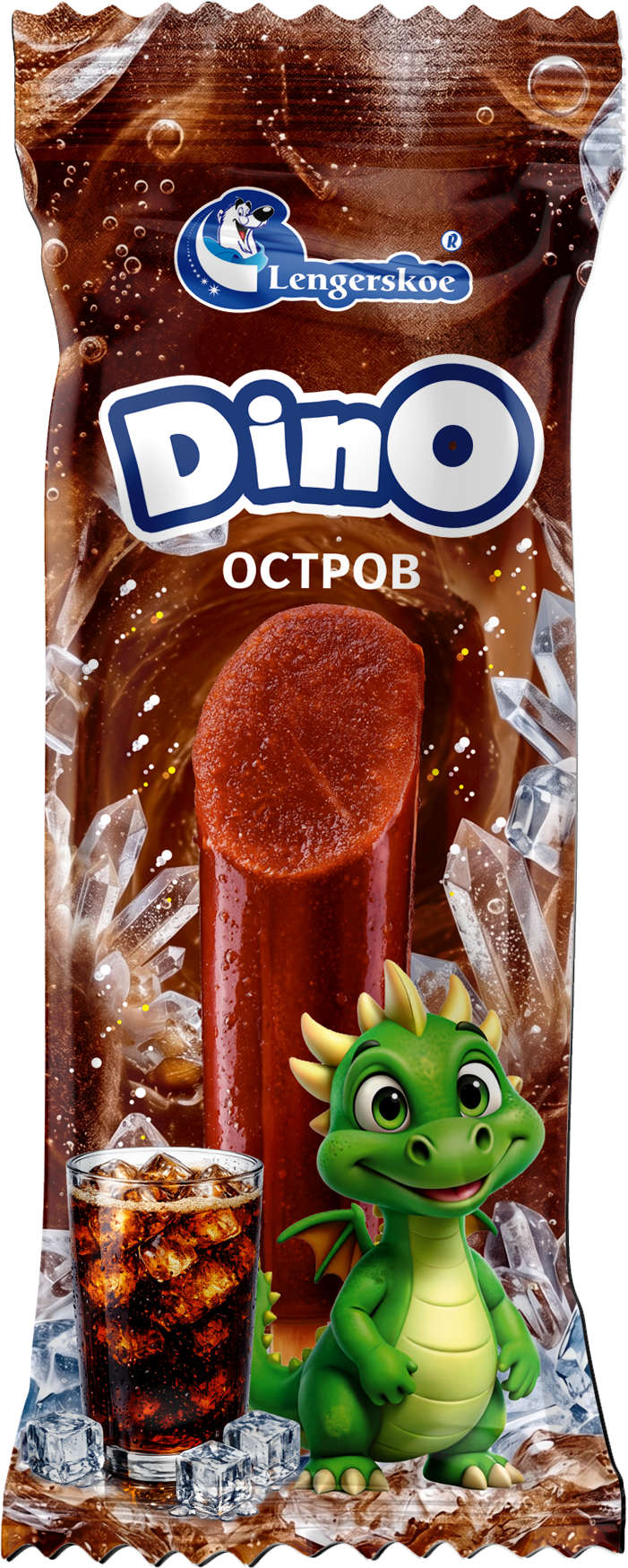 «Dino» ароматизированный лед со вкусом колы