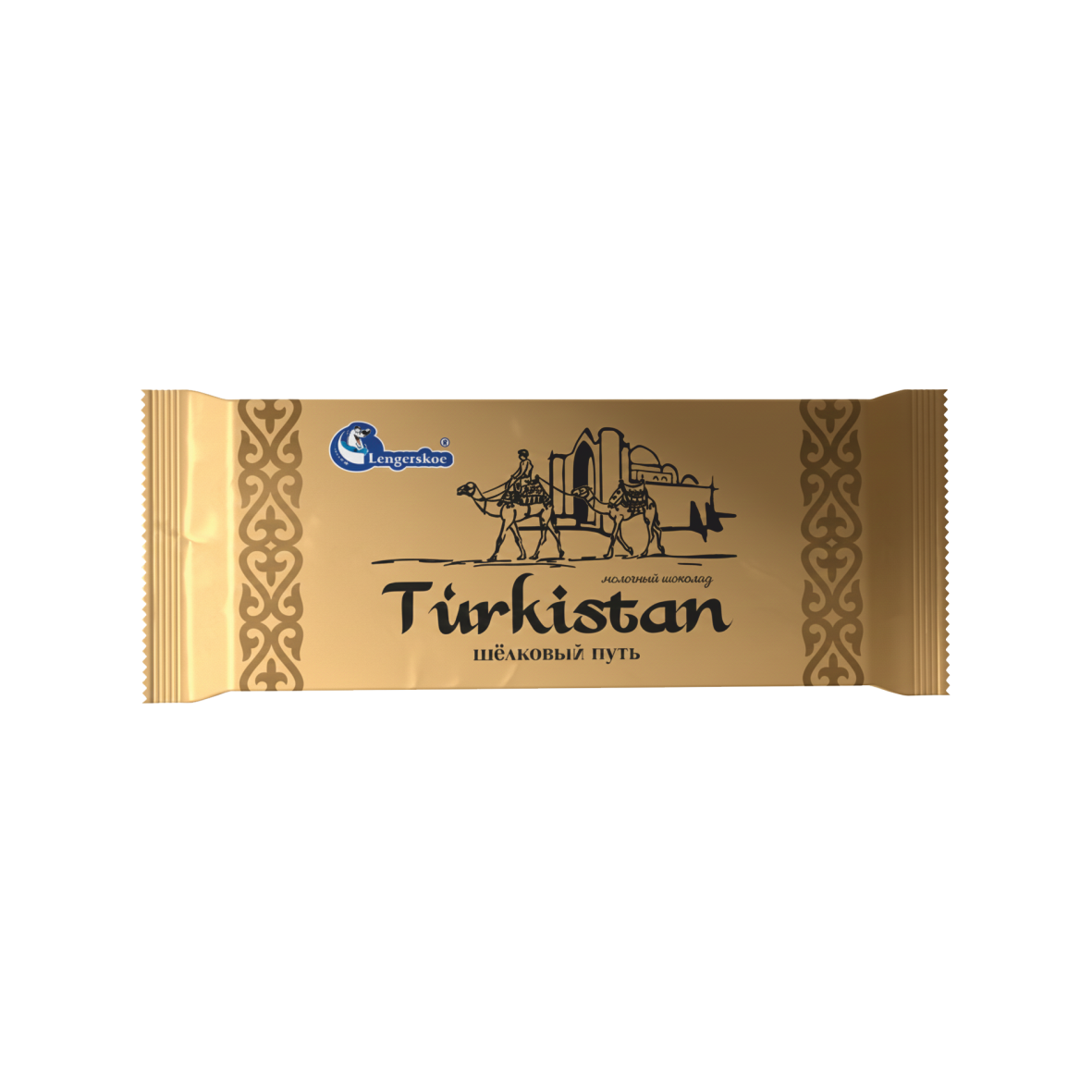 Молочный шоколад «Turkistan — Шёлковый путь» — золотая упаковка