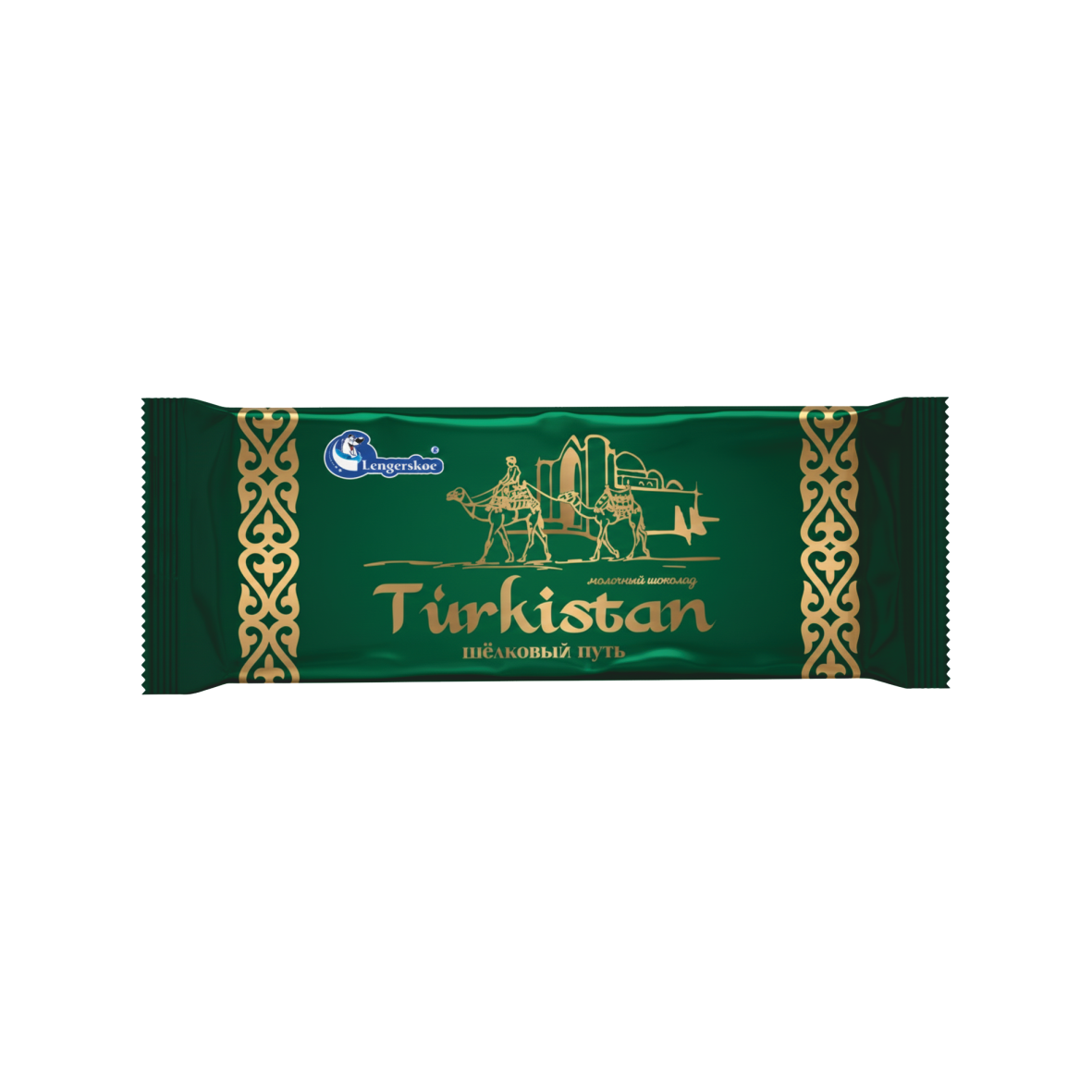 Молочный шоколад «Turkistan — Шёлковый путь» — зелёная упаковка